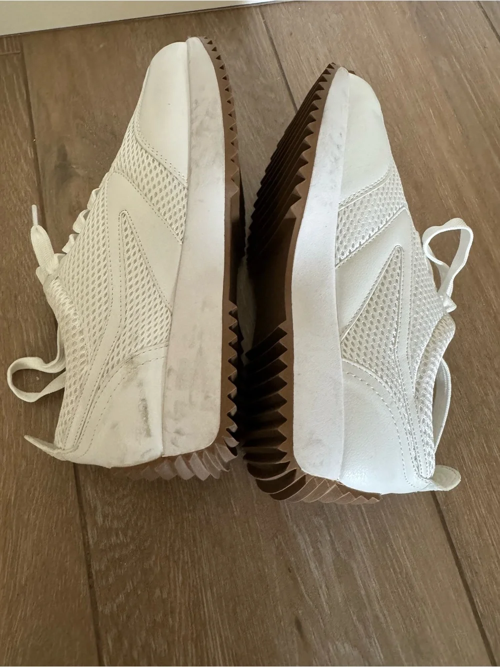 Project Cloud Ivory Mesh Platform Sneaker